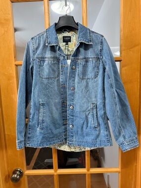 Curve Label Light Blue Denim Jacket - Classic Jean Coat